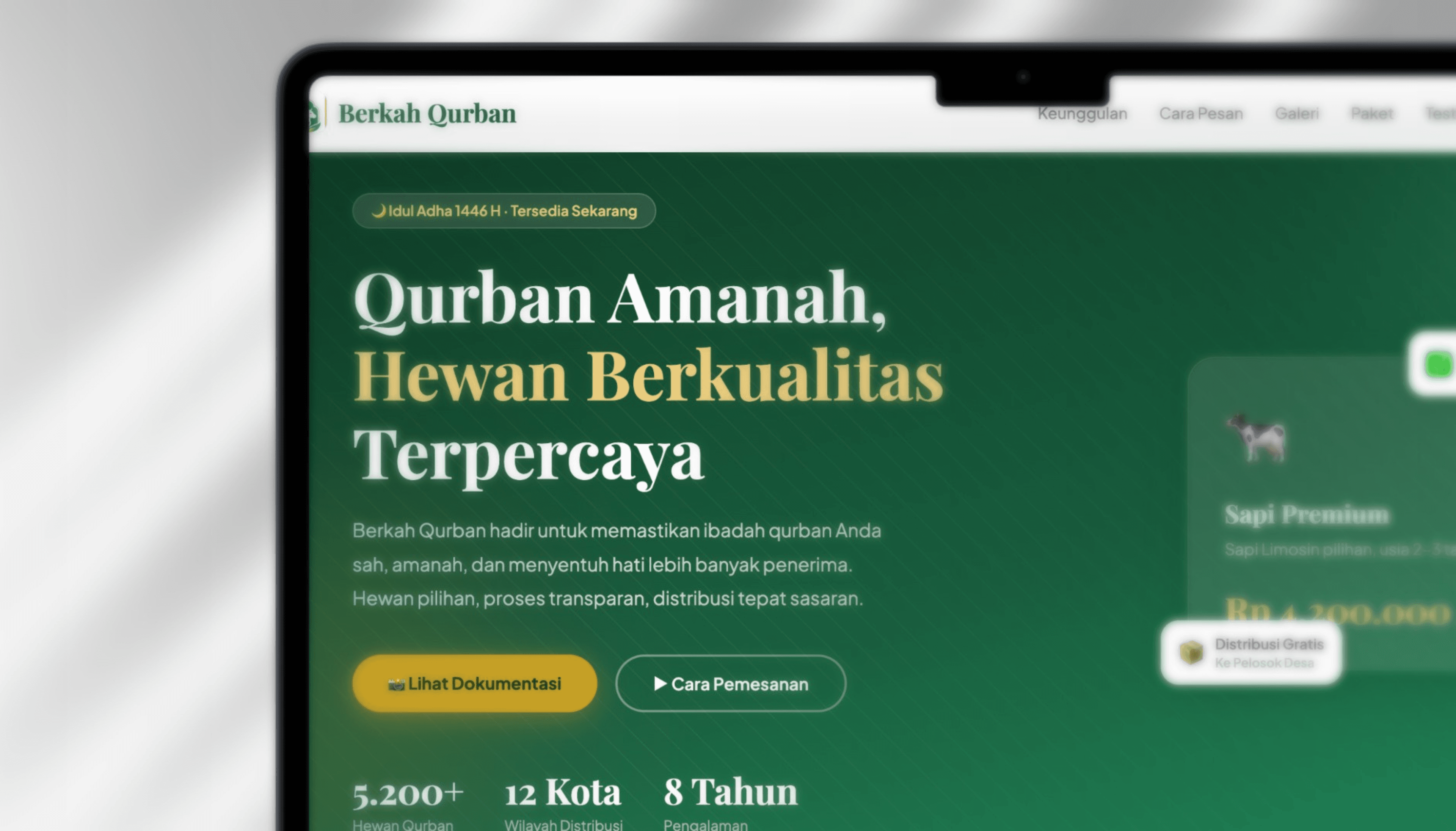 Berkah Qurban mockup