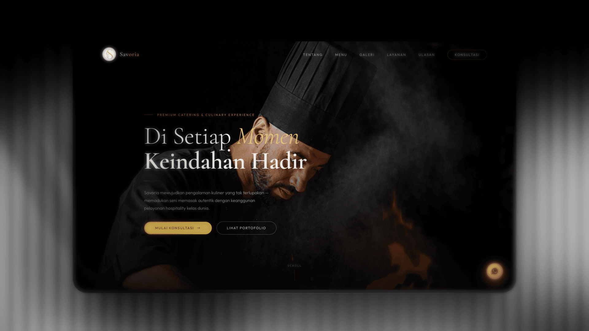 Savoria mockup